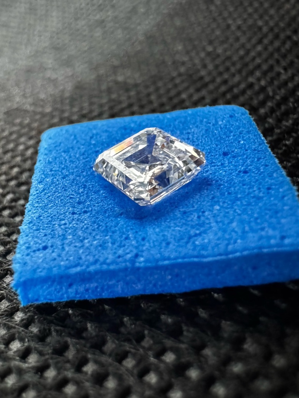 1.00ct E VS2 Asscher Cut Lab Grown Diamond IGI‎ Certified Square Emerald EX/EX